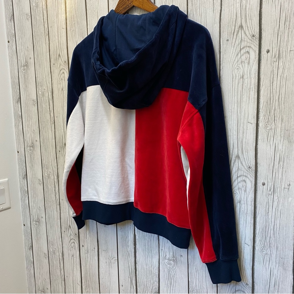 Tommy Hilfiger Sport Sweatshirt Hooded Zip Up Women’s Size Medium - Picture 5 of 11